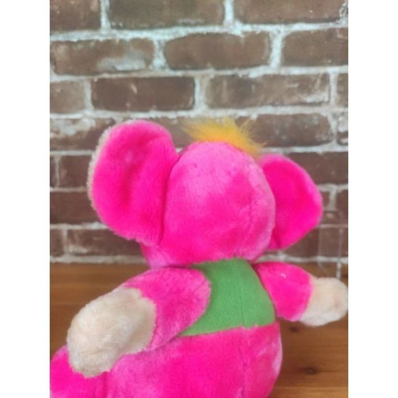 Plush Appeal LLC Home of Mardi Gras Plush Pink Rat Mouse 9” Stuffed Animal - Picture 7 of 8